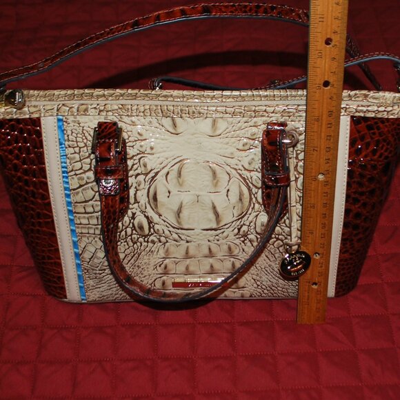 Brahmin Mini Asher in Sand Santana - Picture 7 of 9
